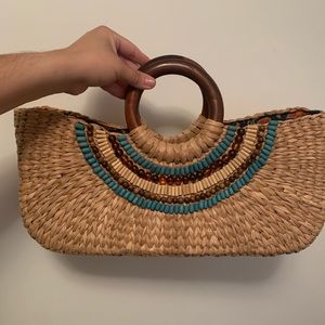 🌻Nordstrom wicker purse